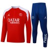 Paris Saint-Germain PSG Trænings Sweatshirt Rød Kvart-Zip 2025-26